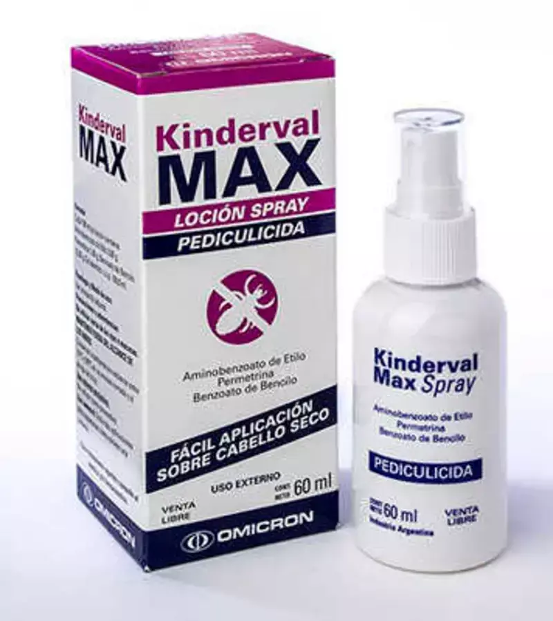 Kinderval MAX Loción Spray Pediculicida